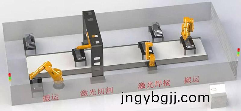 三維立體激光切割機,機器人三維立體激(ji)光切割機,雙(shuang)聯動三(san)維(wei)立體激光切割機