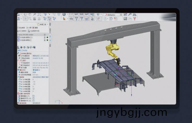 三維機(ji)器人激(ji)光切割機,三維激光切割機,3D激光切割機,離線編程輭件