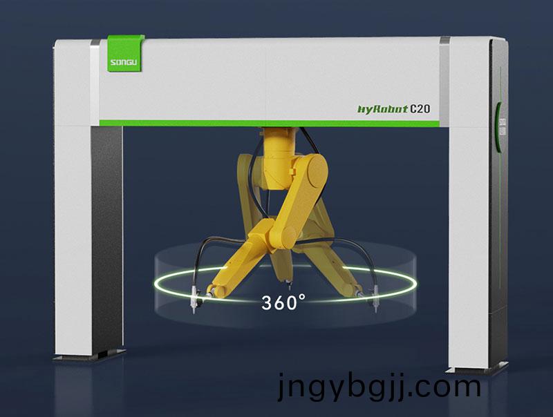 三維機器人激光切割機,三維(wei)激光切割機,3D激光切割機,360度迴轉半逕高傚切割